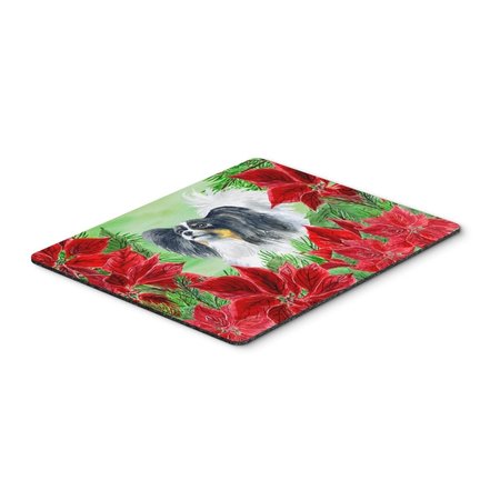 SKILLEDPOWER Papillon Poinsettas Mouse Pad; Hot Pad or Trivet SK235399
